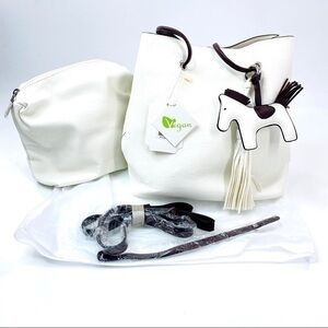 Bucket Satchel with Pony Charm
